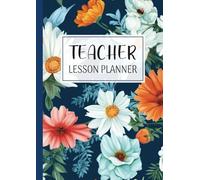 UK Teacher Lesson Planner: Undated Lesson Planning Diary | A4 (210 x 297 mm) | Weekly & Monthly Agenda | 7 Subjects/Periods, Days Horizontally Across ... For Primary/Secondary School & Homeschooling