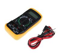 UK-TECH Digital Multimeter Tester Volt Meter LCD Ampere Meter AC/DC Voltage Tester, to Check Current, Resistance, Continuity, Frequency