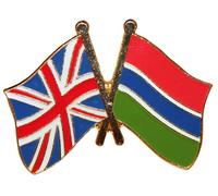 UK & The Gambia Friendship Flag Pin Badge