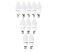 Uk Timple 6W E14 LED Candle Light Bulbs Cool White 4000K, 60W Equivalent, 640 Lumens, Small Edison Screw SES Base, Energy Saving C37 Lamp, Instant On, 25,000 Hour Lifespan, Multipack