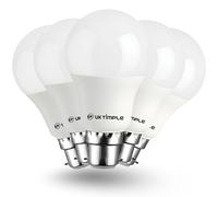 Uk Timple B22 LED Light Bulb, High Brightness, Daylight 6500K, 11W Bulb = 110W Halogen, A60 Cap GLS 1200LM 86% Energy Saving Lightbulbs, Non-Dimmable, Ra ≥ 80 25000hrs Life - 5 Pack