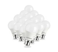 Uk Timple B22 LED Light Bulb, High Brightness, Daylight 6500K, 11W Bulb = 110W Halogen, A60 Cap GLS 1200LM 86% Energy Saving Lightbulbs, Non-Dimmable, Ra ≥ 80 25000hrs Life - 15 Pack