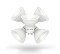 Uk Timple GU10 LED Light Bulb, High Brightness, Daylight 6500K, 6W Bulb = 60W Halogen, MR16 Cap GLS 510LM 86% Energy Saving Lightbulbs, Flicker-Free, Non-Dimmable, Ra ≥ 80 25000hrs Life - 5 Pack