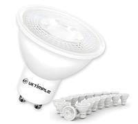 Uk Timple GU10 LED Light Bulb, High Brightness, Warm White 3000K, 6W Bulb = 60W Halogen, MR16 Cap GLS 510LM 86% Energy Saving Lightbulbs, Flicker-Free, Non-Dimmable, Ra ≥ 80 25000hrs Life - 20 Pack