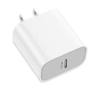 UK to Canada/Japan/China Plug Adapter, US Travel Adapter Charger 2 Pin 20W | Fast Charging with USB C Port USA Travel Adaptor US Wall Charger Plug Compatible with iPhone 17 16 15, Samsung Galaxy