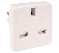 UK To EU Euro Europe European Travel Adaptor Plug 2 Pin Adapter *CE Approved*