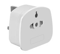 UK Tourist Adaptor UK 3 Pin Plug Adaptor For Electric Razor Shavers & Toothbrushes Extender Block Splitter-Shaver plug adaptor For Visitors From Asia USA Europe Australia & Africa