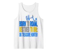 UK Treasure Hunter Metal Detecting Roam Digging Fun Tank Top