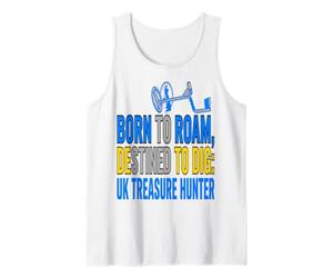 UK Treasure Hunter Metal Detecting Roam Digging Fun Tank Top