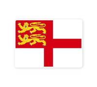 UK UK SERCQ British Sark Flag Sticker (XL Size: 28cm x 20cm)