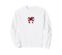 UK Union-Jack Flag British Coquette Bow Red Poppy Day Sweatshirt