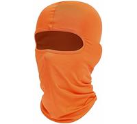 UK-UNIQUE Balaclava Face Mask - Breathable Lightweight Ski Motorcycle Helmet Racing Cycling Multi-Purpose Balaclavas - Unisex Men Women Kids Boys Girls (Orange)