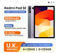 UK Version Xiaomi Redmi Pad SE 8.7 inch Mi Tablet 90Hz Display 6650mAh MTK Helio G85 Dual speakers Dolby Atmos Lavender Purple
