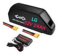 (UK Warehouse) Ebike battery 52V 24AH LG4800cell Lithium electric bike battery for 48V 52V 1500W 1000W 750W 500W Motor, Ba-fang, AW, Most Ebike conversion kit
