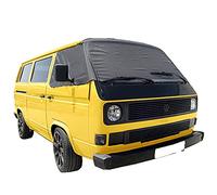 UK Wholesale UKW022DARKGREY Luxury Front Windscreen Wrap Cover Dark Grey - To Fit VW T25 T3 Models