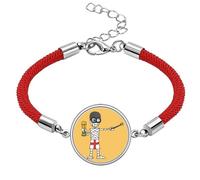 UK Wizard Football Trophy Lucky Red String Bracelet Rope Bracelet Handmade