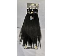 UK, X3. Cherish Impression Handmade Ultra Braid. Time Saving Pre-Stretched Braid. Bulk Braiding Hair Extension. Pre-Cut, Pre-Layered (Black)