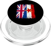 UK Yugoslavia Half Flag British Yugoslavian Heritage PopSockets PopGrip for MagSafe