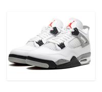 (UK10) Air Jordan 4 Retro 'White Cement' 2025 Womens Men's Adult Kids AJ4