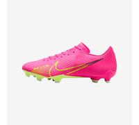 (UK10, Pink Blast/Gridiron/Volt) Nike Zoom Mercurial Vapor 15 Academy Men's Multi-Ground Football Cleats