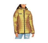 (UK10/US6/EU38) ELLESSE LEXUS SGY05671 Womens Puffer Jacket Quilted Hooded Padded Coat Gold