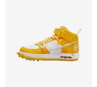 (UK12, White/Varsity Maize/White) Nike Air Force 1 Mid x Off-White Men's Lifestyle Sneakers