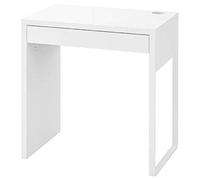 UK1ONE MICKE Desk, 73x50 cm, A Clean and Simple Look That fits just About Anywhere. You can Combine it with Other desks or Drawer Units in The MICKE Series to Extend Your Work Space [White]