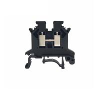 UK2.5B Electrical Terminals For Cable 2.5mm Wire Screw Termin Din Rail Terminal Block 10Pcs(UK2.5B-Black)