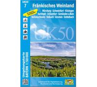 UK50-7 Fränkisches Weinland: Würzburg, Schweinfurt, Kitzingen, Karlstadt, Ochsenfurt, Gemünden a.Main, Veitshöchheim, Volkach, Arnstein, Dettelbach