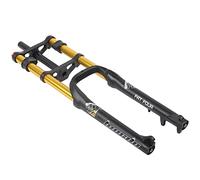 UKALOU 26" Fat Forks air Bike MTB Electric Bicycle Suspension Fork Disc Brake Air Shock Absorber 4.0 Fat Bike Fork 1-1/8 Steerer 170mm Travel QR for 4.0" Fat Tire ATB/BMX 2850g [US Stock]