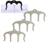 Ukanmuri Book Clip, Ukanmuri Binder Clip, kanmuri Clip for Paper Book, Ukanmuri Large Binder Clip, Music Book Clips-Metal Page Holders,Book Clip for Reading (Silver 3PC)