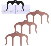 Ukanmuri Book Clip, Ukanmuri Binder Clip, kanmuri Clip for Paper Book, Ukanmuri Large Binder Clip, Music Book Clips-Metal Page Holders,Book Clip for Reading (Pink 3PC)