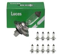 UKB4C 10 x Lucas H7 Headlight Headlamp Bulb 499 477 12V 55W 'E' Marked Dipped Beam (2 Pin)