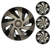 UKB4C 4 x Graphite Grey Wheel Trims Hub Caps 14" fits Citroen C1 C2 C3 C4 Saxo