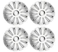 UKB4C 4 x Grey Silver Spoked Wheel Trims Hub Caps 14" fits Renault Clio Megane Twingo