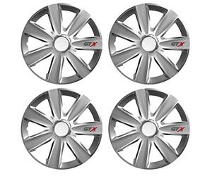 UKB4C 4 x GTX Wheel Trims Hub Caps 15" Covers fits Citroen C1 C2 C3 C4 Saxo
