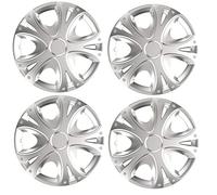 UKB4C 4x Wheel Trims Hub Caps 15" Covers fits Citroen C1 C2 C3 C4 Saxo in Silver