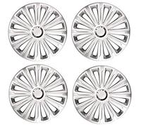 UKB4C 4x Wheel Trims Hub Caps 15" Covers fits Ford Focus Mondeo Fiesta KA C-Max in Silver