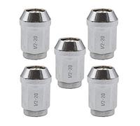 UKB4C 5 x Closed End Wheel Nut 1/2" UNF 19mm OE Hex for Alloy & Steel Wheels