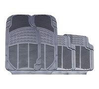 UKB4C Car Grey Rubber Floor Mats Set fits BMW 1 Series 2 Series X1 X2 X3