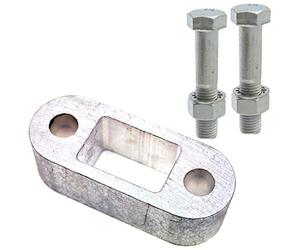 UKB4C Large Tow Bar Ball Spacer Extension Trailers Caravans 1.5" & 90mm Bolts Extender