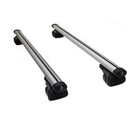 UKB4C Lockable Aluminium Car Roof Rack Bars Rail Anti Theft Luggage Carrier