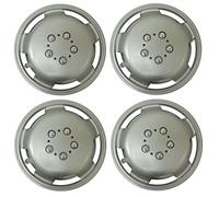 UKB4C Set of 4 16 Inch Silver Extra Deep Dish Van Wheel Trims Hub Caps For VW Crafter