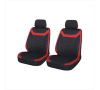 UKB4C® Universal Fit Front Pair Of Car Seat Covers Sport Modern RED BLACK