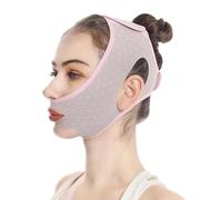 UKBENT Beauty Face Contouring Sleeping Mask Chin,Reusable V Line Lifting Mask,V Line Face Masks,Face Strap Mask Band,Chin Up Mask Face (Pink)