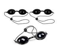 UKBUYQC 3 Pairs Tanning Goggles, Beauty Device Protective Eyewear, Sunbed Goggles, Suitable for IPL, UV, Infrared LED Light Therapy & Beach Sunbathing