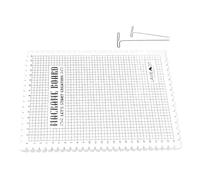 Ukbzxcmws Macrames Board Grided Mat 8x11'' Braiding Jewelry Making Hand Kniting Work Project Bracelet Knotting String Crochet Macrames Mat
