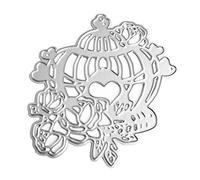 Ukbzxcmws Metal Die Cuts Birdcage Cutting Dies Embossing Tool For Making Birthday Card Invitation Scrapbooking Art Embossing Stencils For Card Making Metal Brass Embossing Stencils
