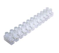 UKCable-Ties 10x 12 Way 5 Amp Electrical Connector Strips Terminal Blocks Wire Joiner