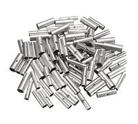 UKCable-Ties 10x Copper Tube Butt Connectors 6mm - 120mm ² mm Wiring Wire Cable Crimp Connector (Cable Size - 10mm²)